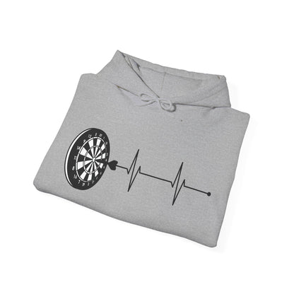 Cute Dart Heartbeat Dart Player Men Women Dart Board Lovers Hoodie