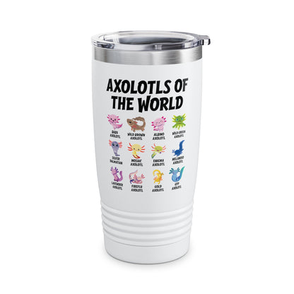 Funny Axolotls Of The World Cute Kawaii Axolotl Tumbler For Men Women Tumbler