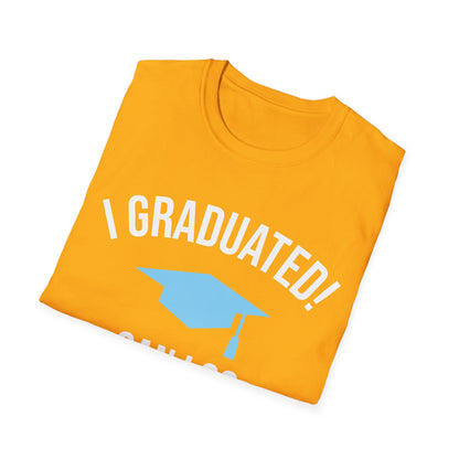 Funny Graduation I Graduated Can I Go Back to Bed Shirt Graduation Present