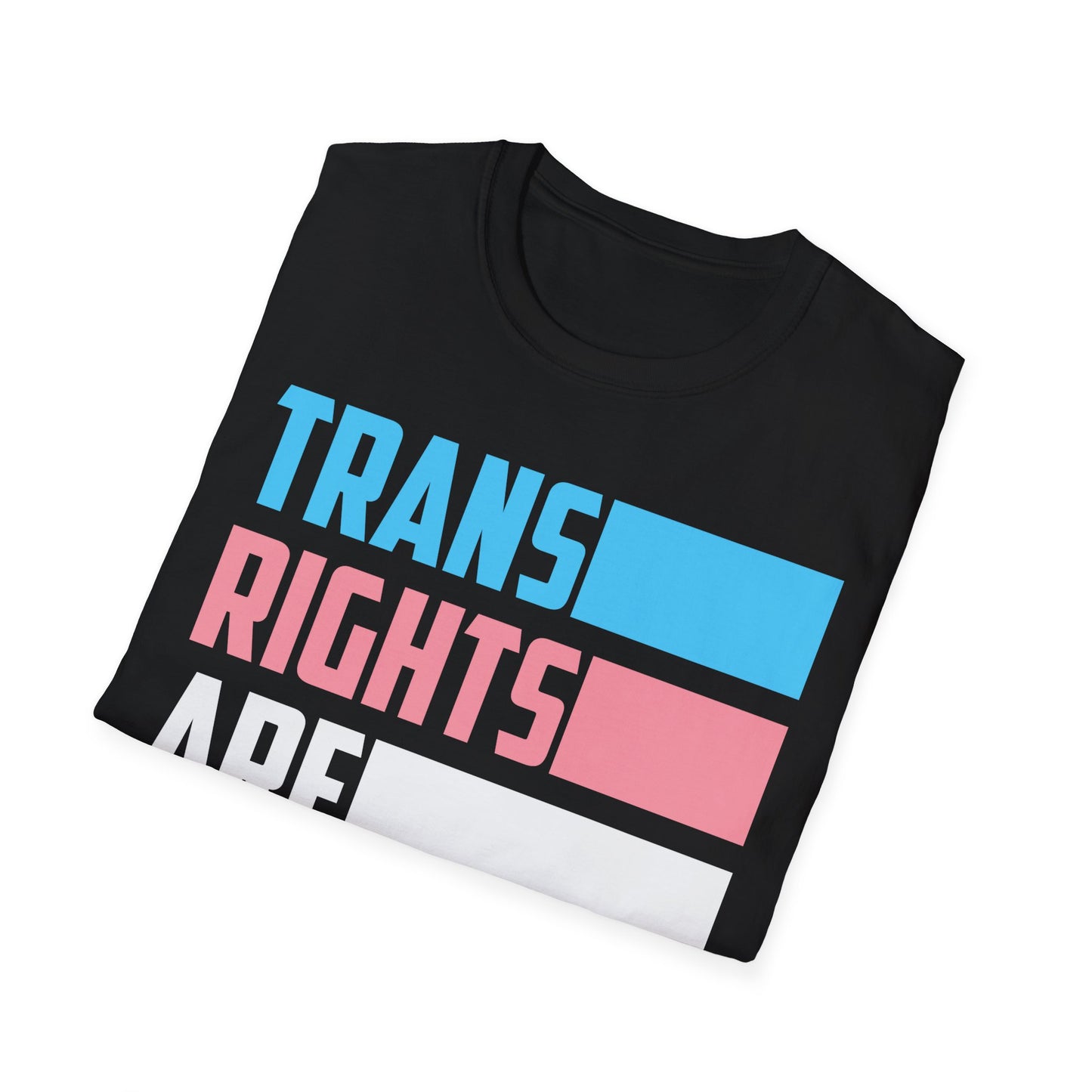 Trans Rights Are Human Rights Transgender Flag T-Shirt Gift For Men Women