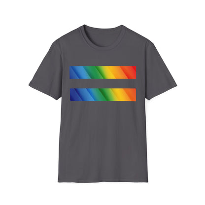 Equal Sign Lesbian Flag Bi Equality Support LGBT Gay T-Shirt for Men Women