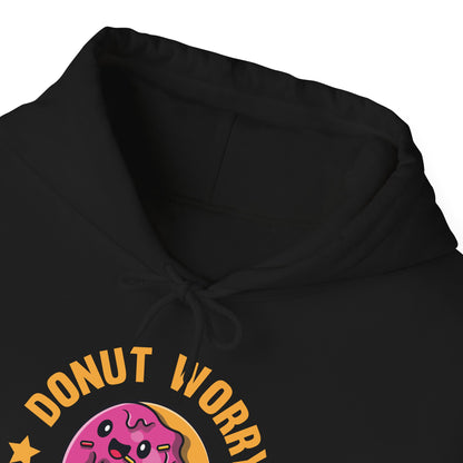 Funny Donut Worry Be Happy Foodie Donut Lovers Hoodie For Men Women Hoodie