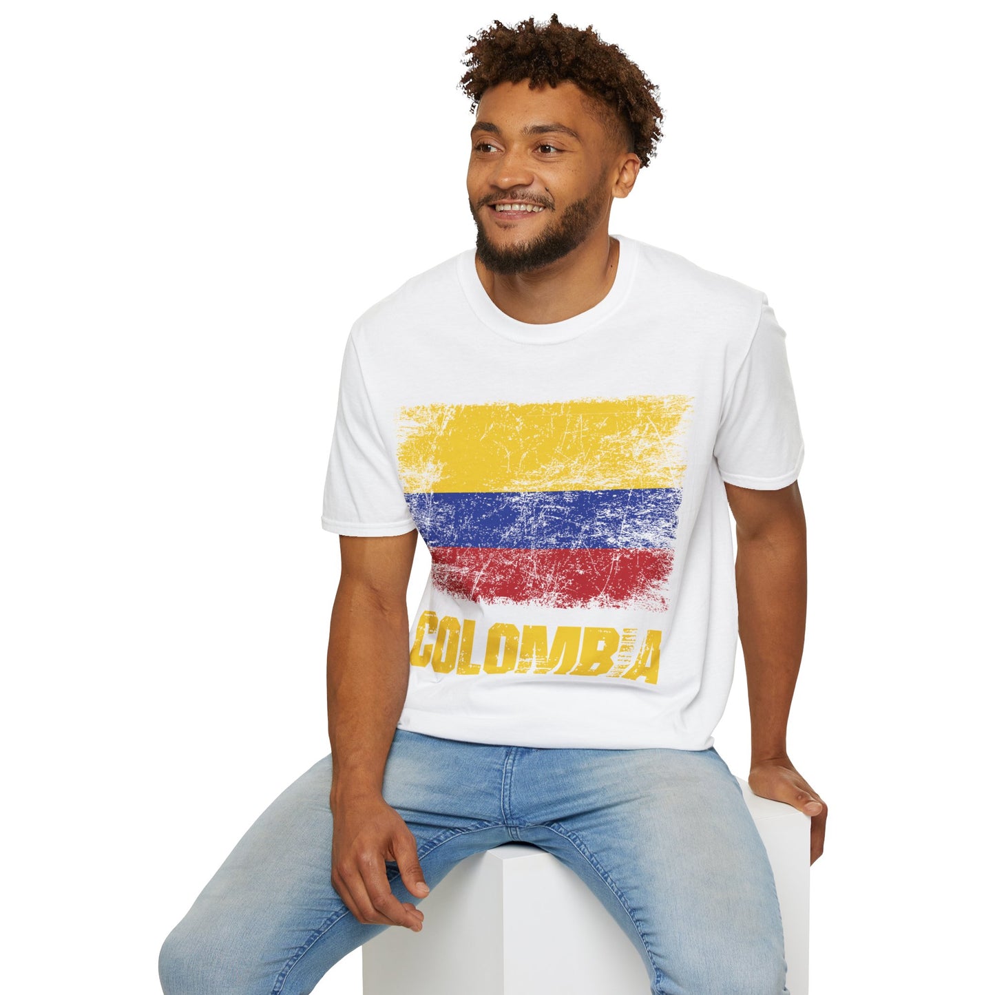 Colombia Columbian Flag Outfit T-Shirt For Men Women T-Shirt