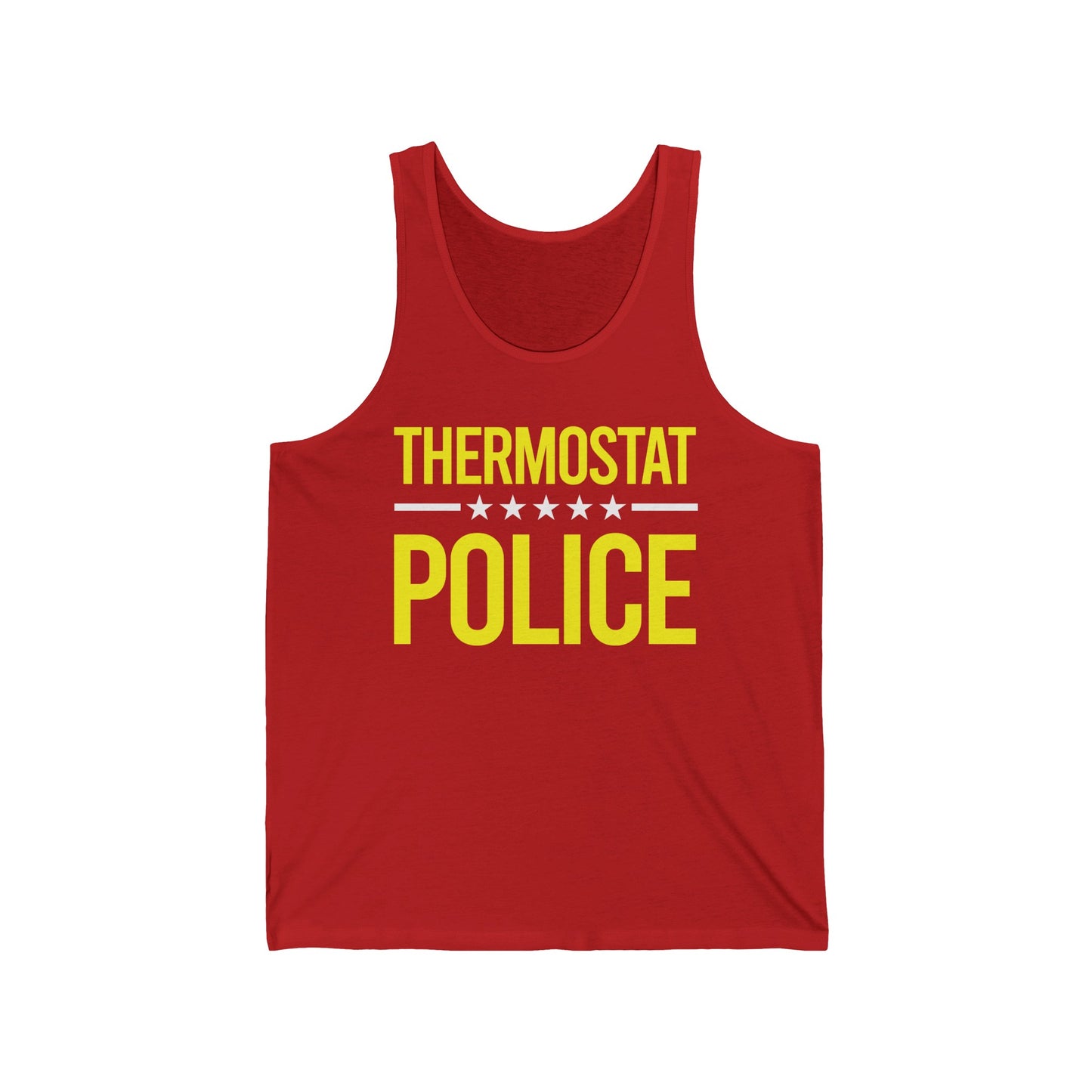 Mens Thermostat Police For A Police Fathers Day Dad Papa Tank Tops For Women Men