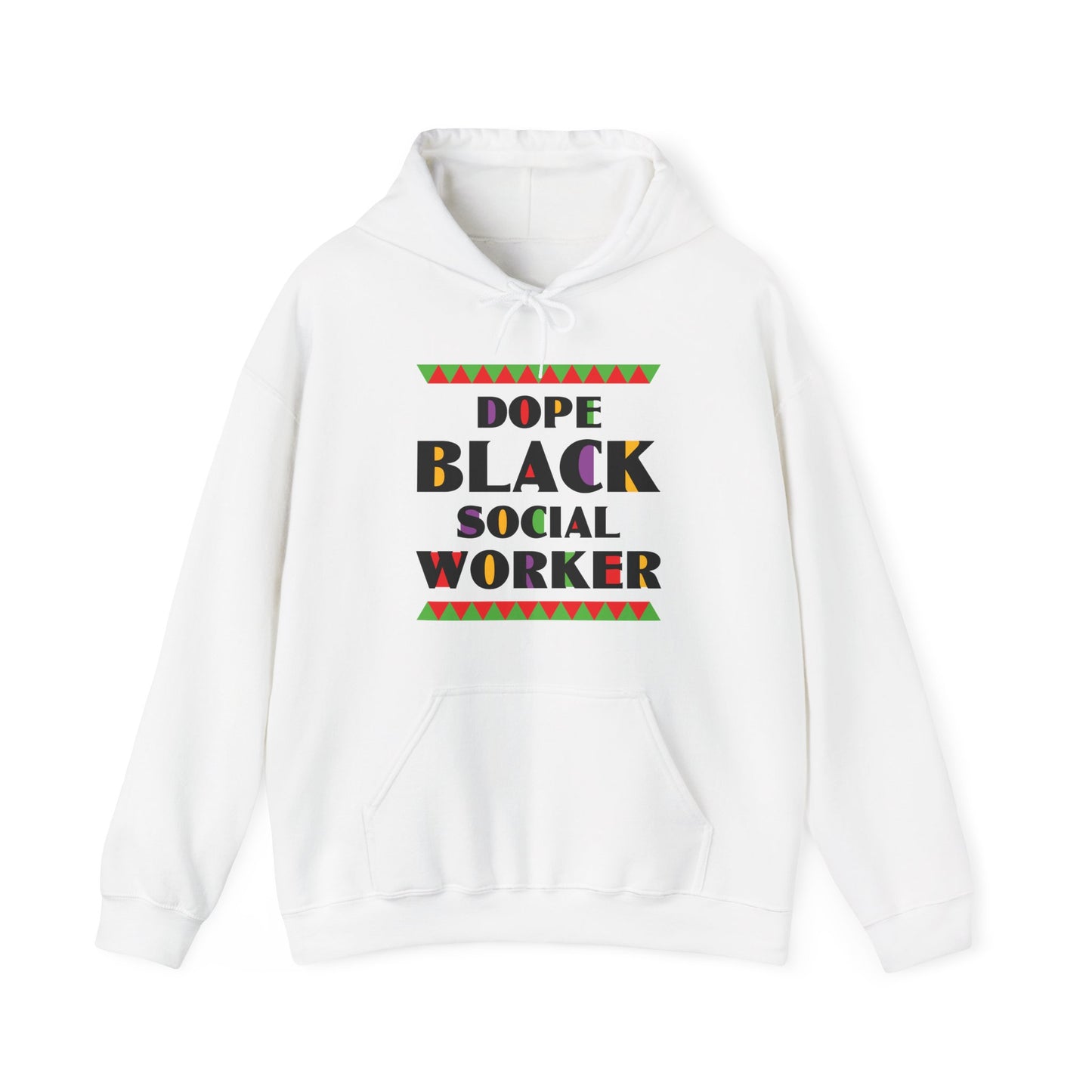 Dope Black Social Worker African American Job Proud Hoodie For Men Women Hoodie