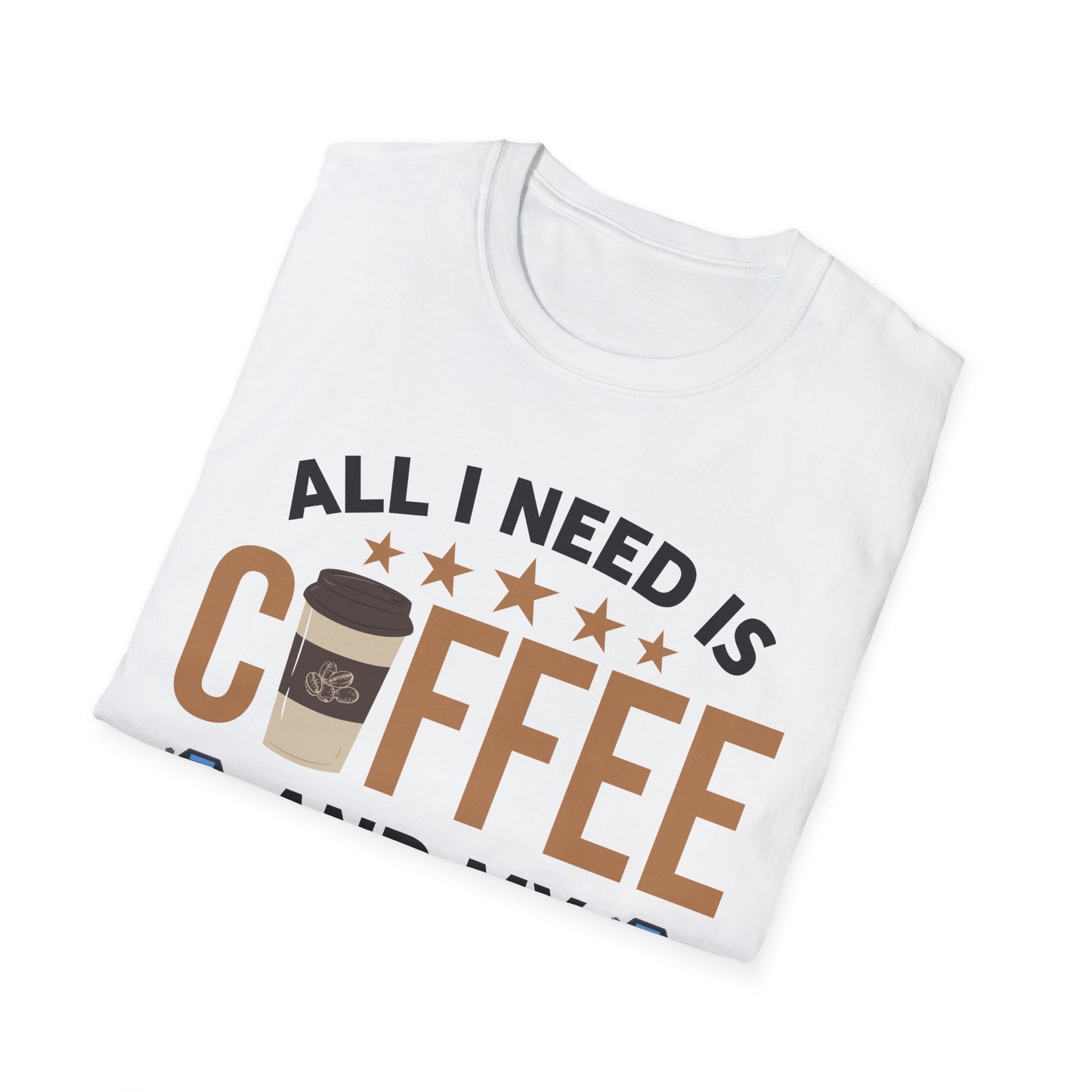 Photography Coffee T-Shirt All I Need is Coffee and My Camera Photographer Caffeine Lovers T-Shirt For Men Women Travelers