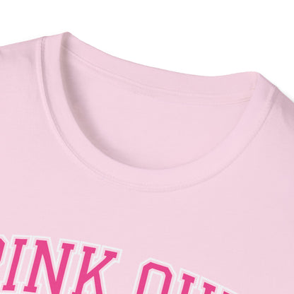 Funny Pink Out Tackle Breast Cancer Awareness American Football T-Shirt For Men Women