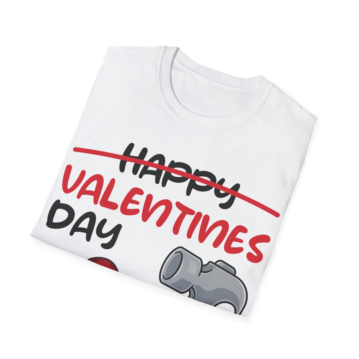 Funny Anti Valentines Day Gift Carpentor Cupid Heart Hammer Nails T-Shirt For Men Women T-Shirt