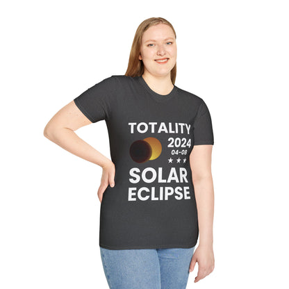 Totality Solar Eclipse 2024 America Retro Total Eclipse T-Shirt For Men Women T-Shirt