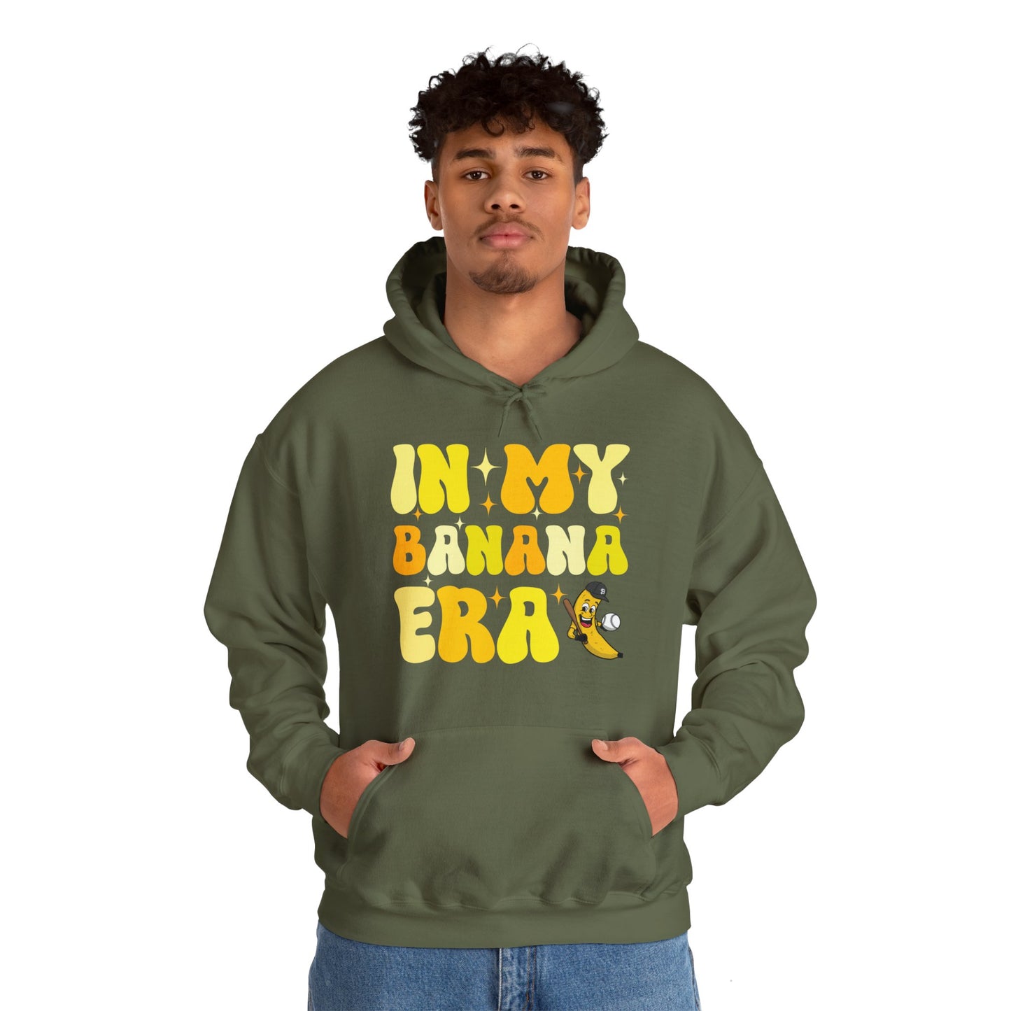 Funny In My Bananas Era Fruit Lover Baseball Player Hoodie For Men Women Hoodie