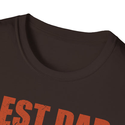 Mens Best Dad by Par Disc Golf Fathers Day Daddy Golf Lover T-Shirt