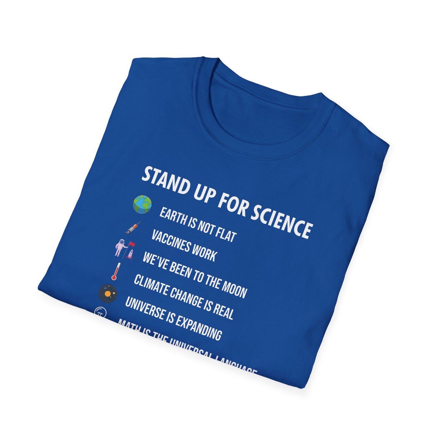 Stand Up For Science Magic But Real Earth Moon Math T-Shirt Men Women