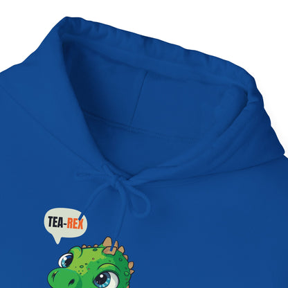 Tea-Rex In A Cup Cute T-Rex Dinosaur Kawaii Coffee Tea Funny Dino Pun Hoodie For Men Women Hoodie