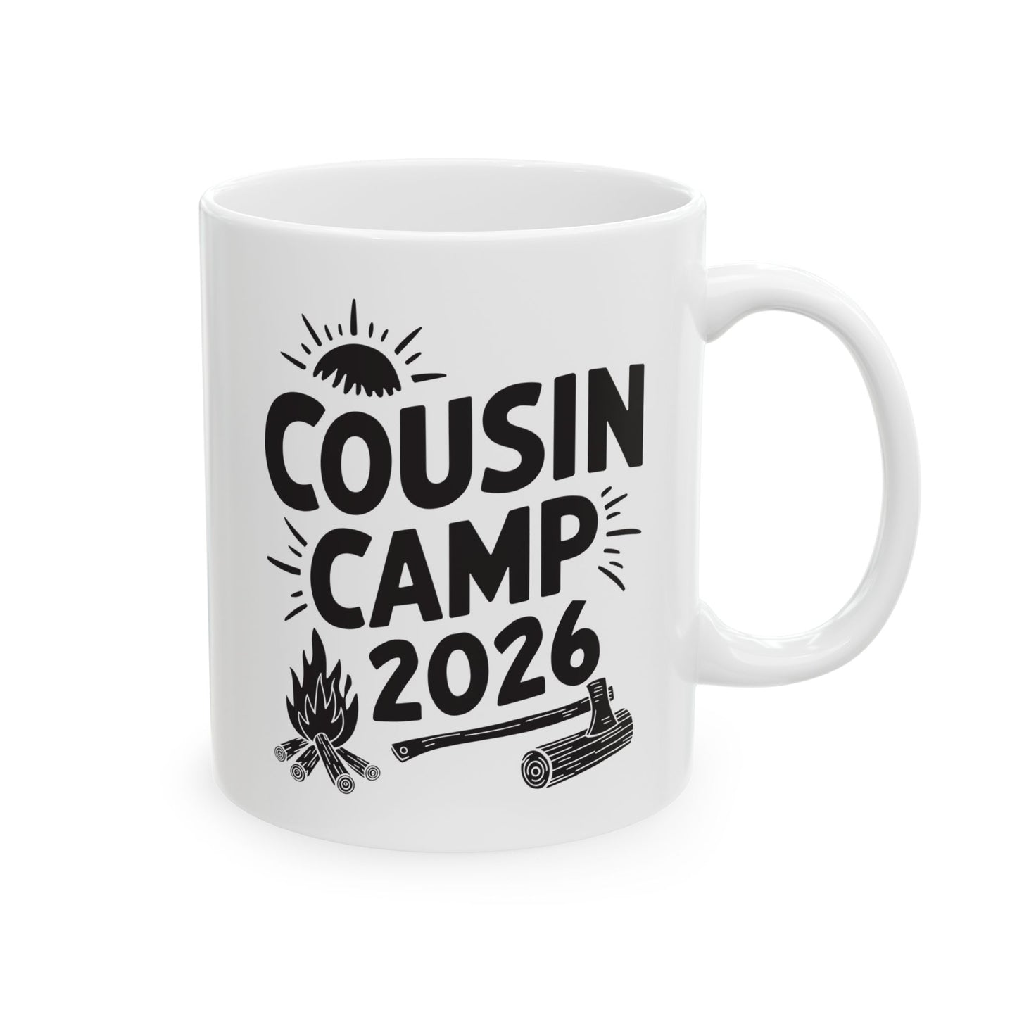Cousin Camp 2026 Summer Vacation Trip Matching Family Coffee Mug For Men Women