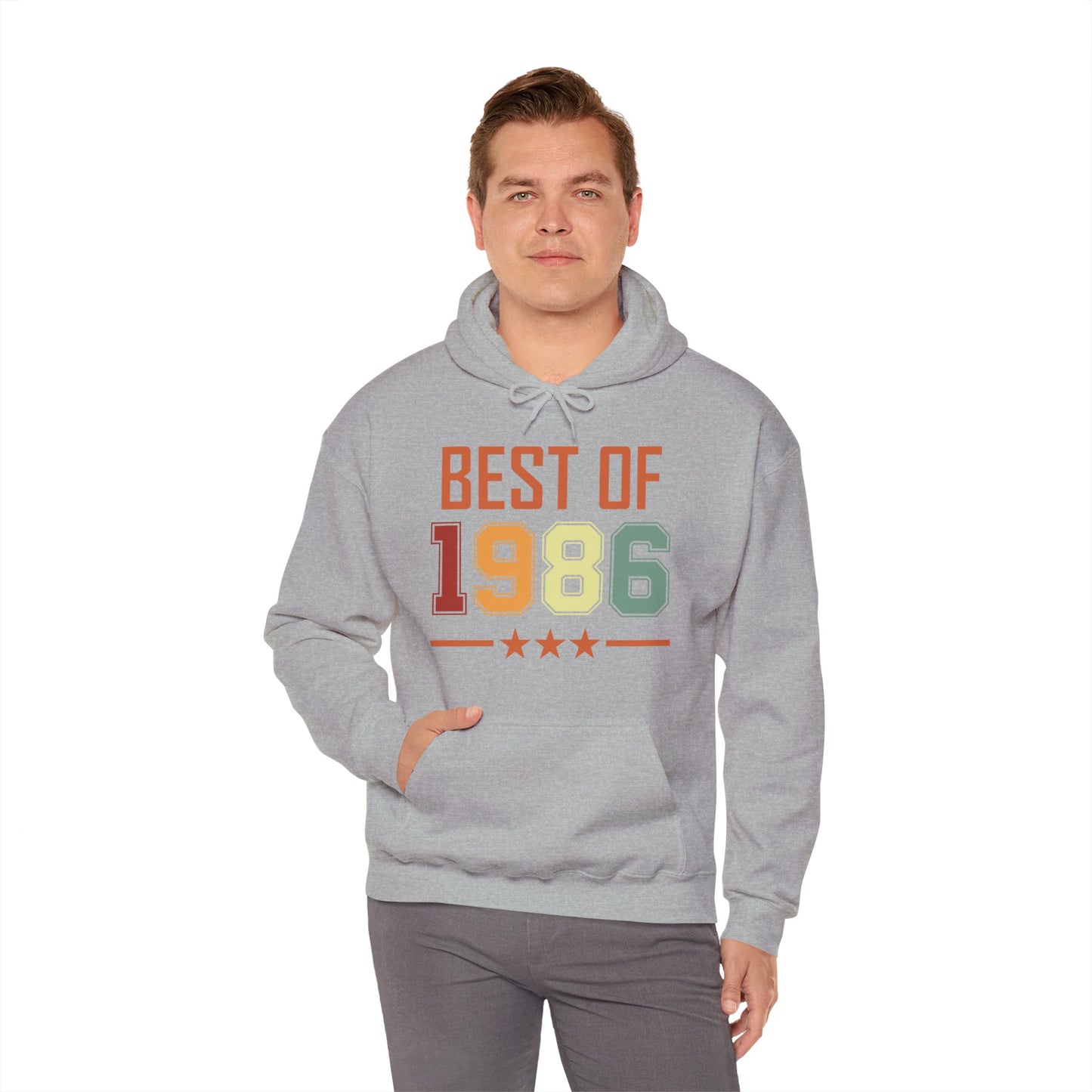 Funny Vintage Best of 1986 40 Year Old Gift 40th Birthday Hoodie For Men Women Hoodie