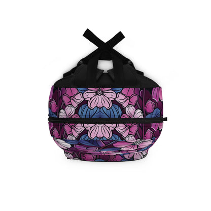 Sakura Blossoms Colored Pattern Backpacks For Men Women Kids School Travel, Capacity School Backpacks