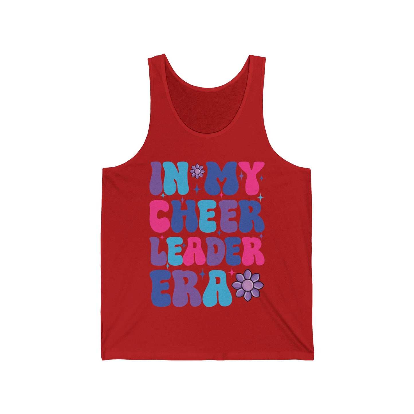 Funny In My Cheerleader Era Cheerleading Girls Teens Women Tank Top