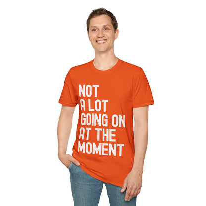 Funny Not a Lot Going on at the Moment Distressed T-Shirt For Men Women