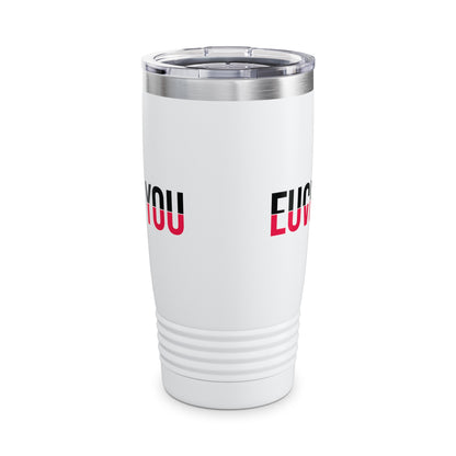 Love You Fck You Love and Hate Cross Word Tumbler