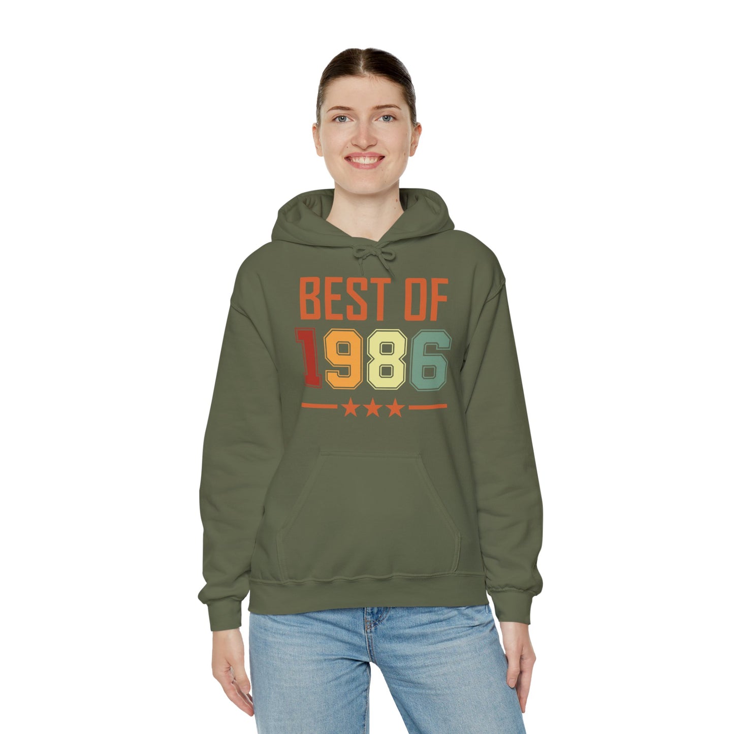 Funny Vintage Best of 1986 40 Year Old Gift 40th Birthday Hoodie For Men Women Hoodie
