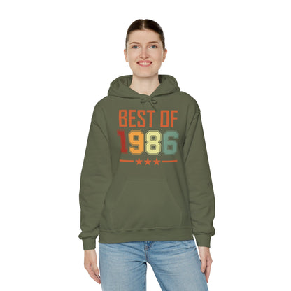 Funny Vintage Best of 1986 40 Year Old Gift 40th Birthday Hoodie For Men Women Hoodie