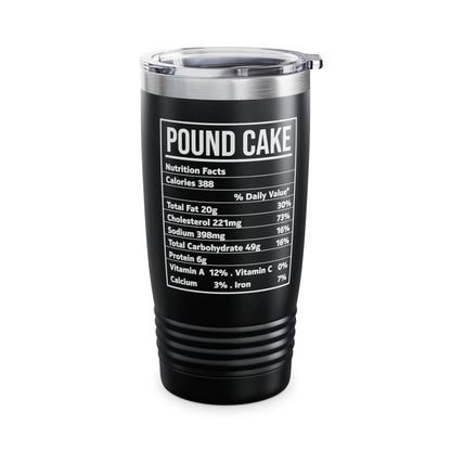 Funny Pound Cake Nutrition Facts Family Matching Christmas Costume Tumbler For Men Women