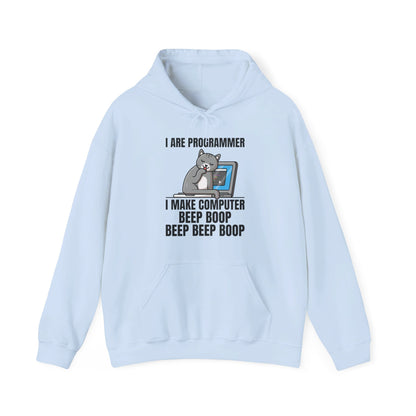 Funny I Are Programmer I Make Computer Beep Boop Cute Cat Hoodie For Men Women Hoodie