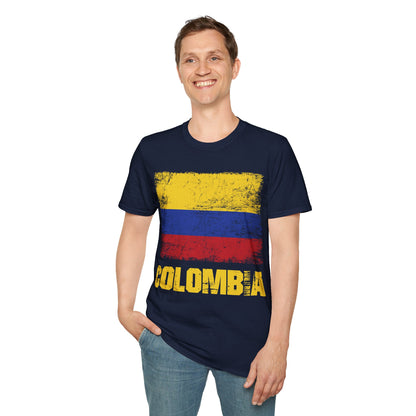 Colombia Columbian Flag Outfit T-Shirt For Men Women T-Shirt