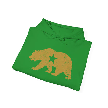 California Golden State Bear Vintage Distressed Graphic Hoodie