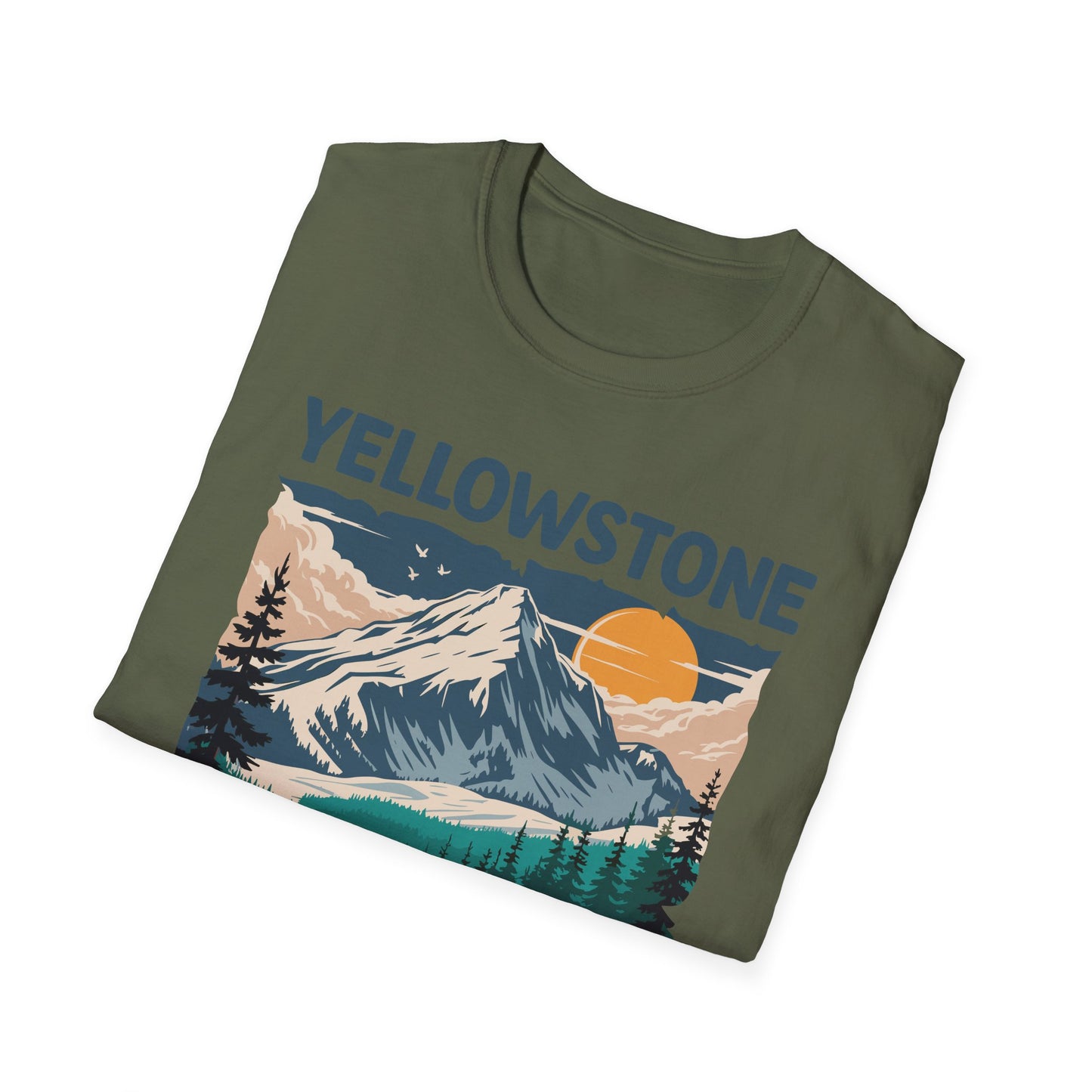 Yellowstone Road Trip 2026 Family National Park Outdoor T-Shirt For Men Women