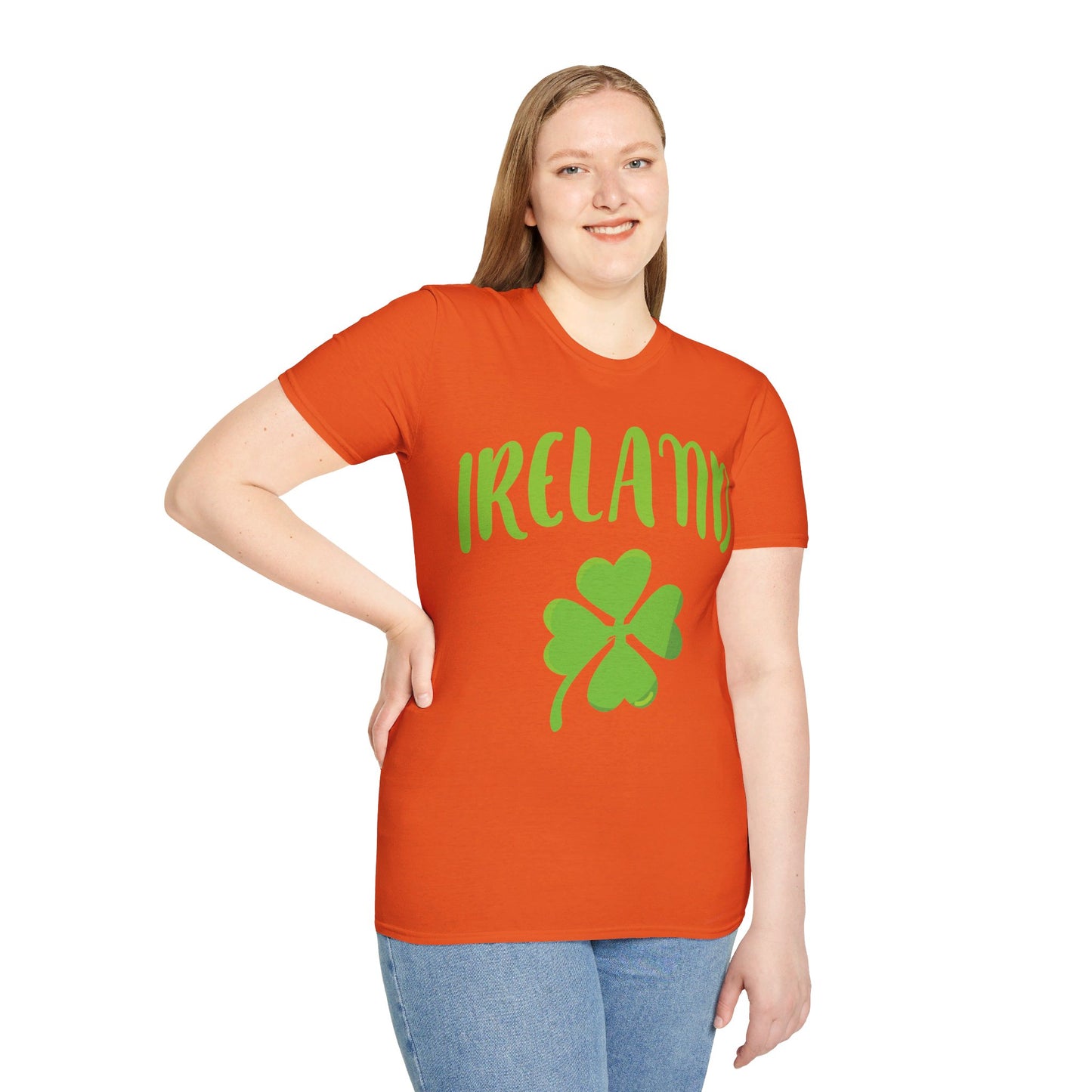 Ireland Shamrock St Patricks Day Clover Irish T-Shirt For Men Women T-Shirt