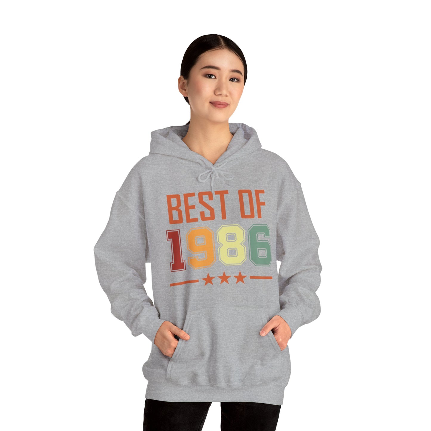 Funny Vintage Best of 1986 40 Year Old Gift 40th Birthday Hoodie For Men Women Hoodie