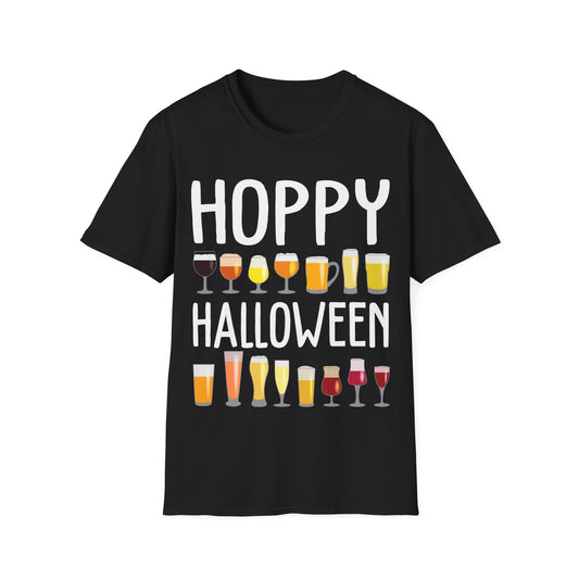 Funny Hoppy Halloween Halloween Beer Drinking Party T-Shirt Men Women