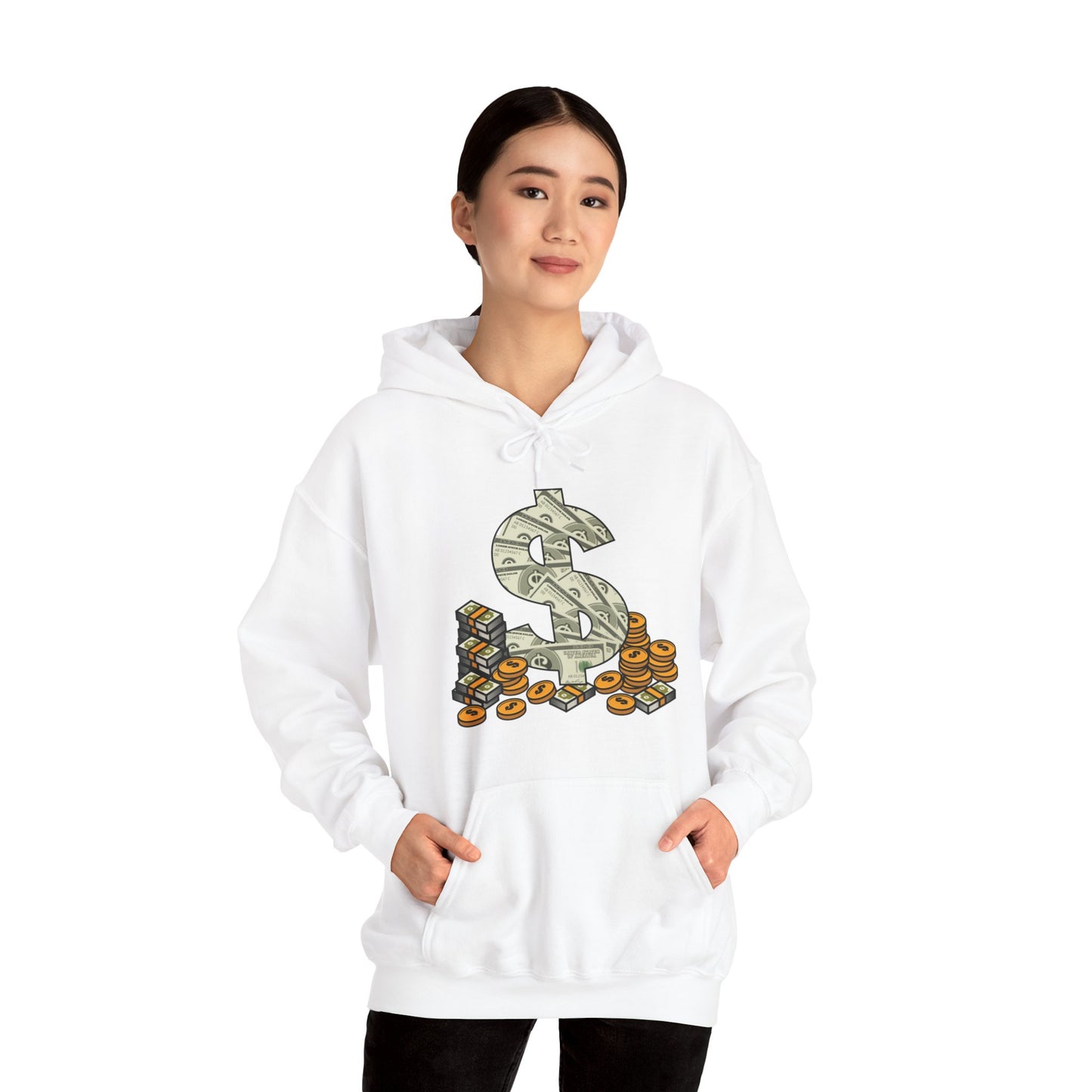 Cool As Dollar Bill Dollar Sign $$ Gift Hoodie For Men Women Hoodie