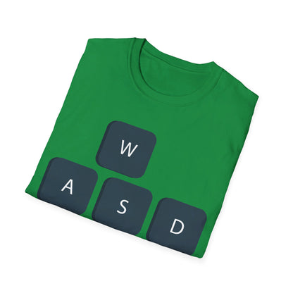 WASD It's What Moves Me Funny Computer Video Games Gamer PC Gaming T-Shirt