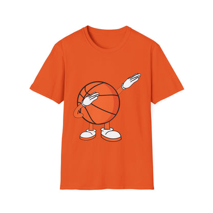 Funny Dabbing Basketball Dancing Ball Game In Shoes T-Shirt For Men Women T-Shirt