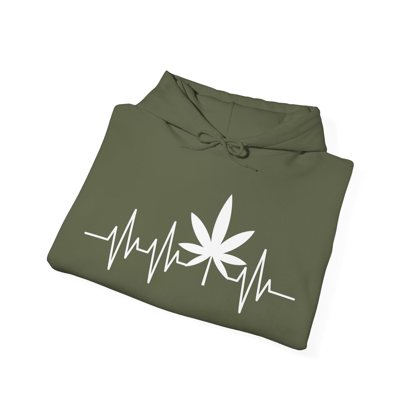 Funny Weed Cannabis Marijuana Leaf Heartbeat Stoner Tie Dye Hoodie For Men Women Hoodie