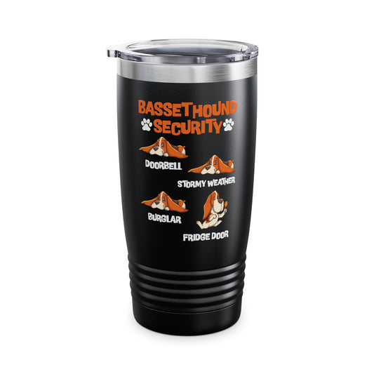 Basset Hound Security Cute Animal Funny Dog Pet Lover Puppy Tumbler For Men Women Tumbler