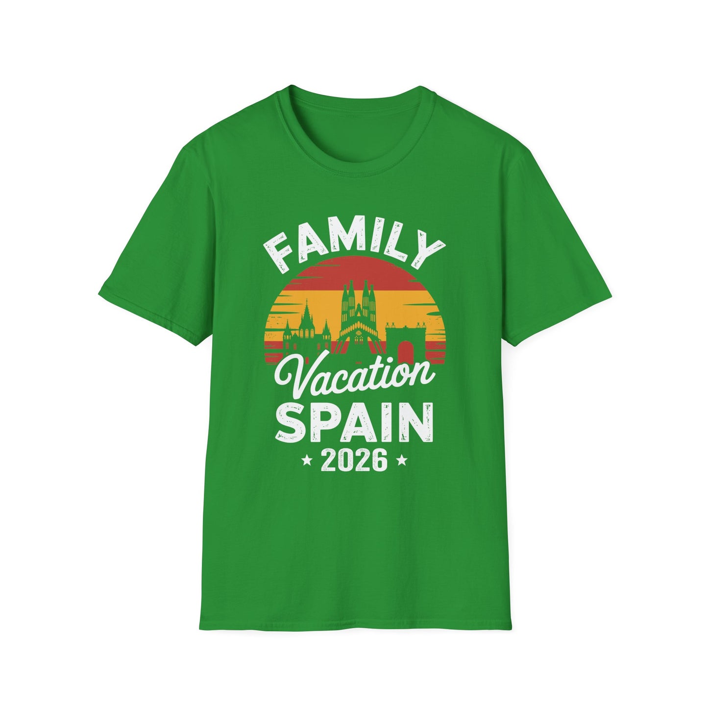 Family Vacation Spain 2026 Traveler Trip Tour T-Shirt For Men Women Tourist