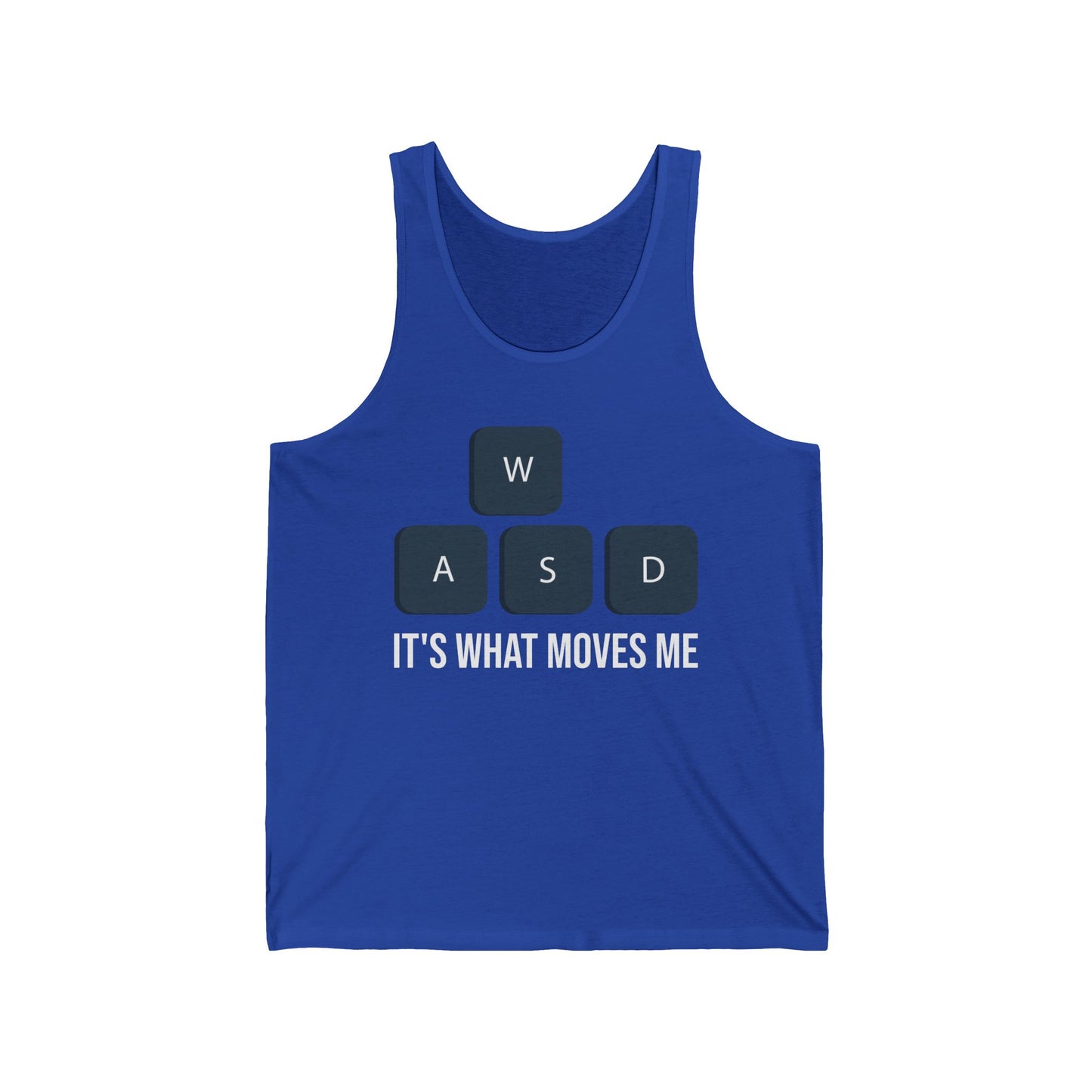 WASD It's What Moves Me Funny Computer Video Games Gamer PC Gaming Tank Top