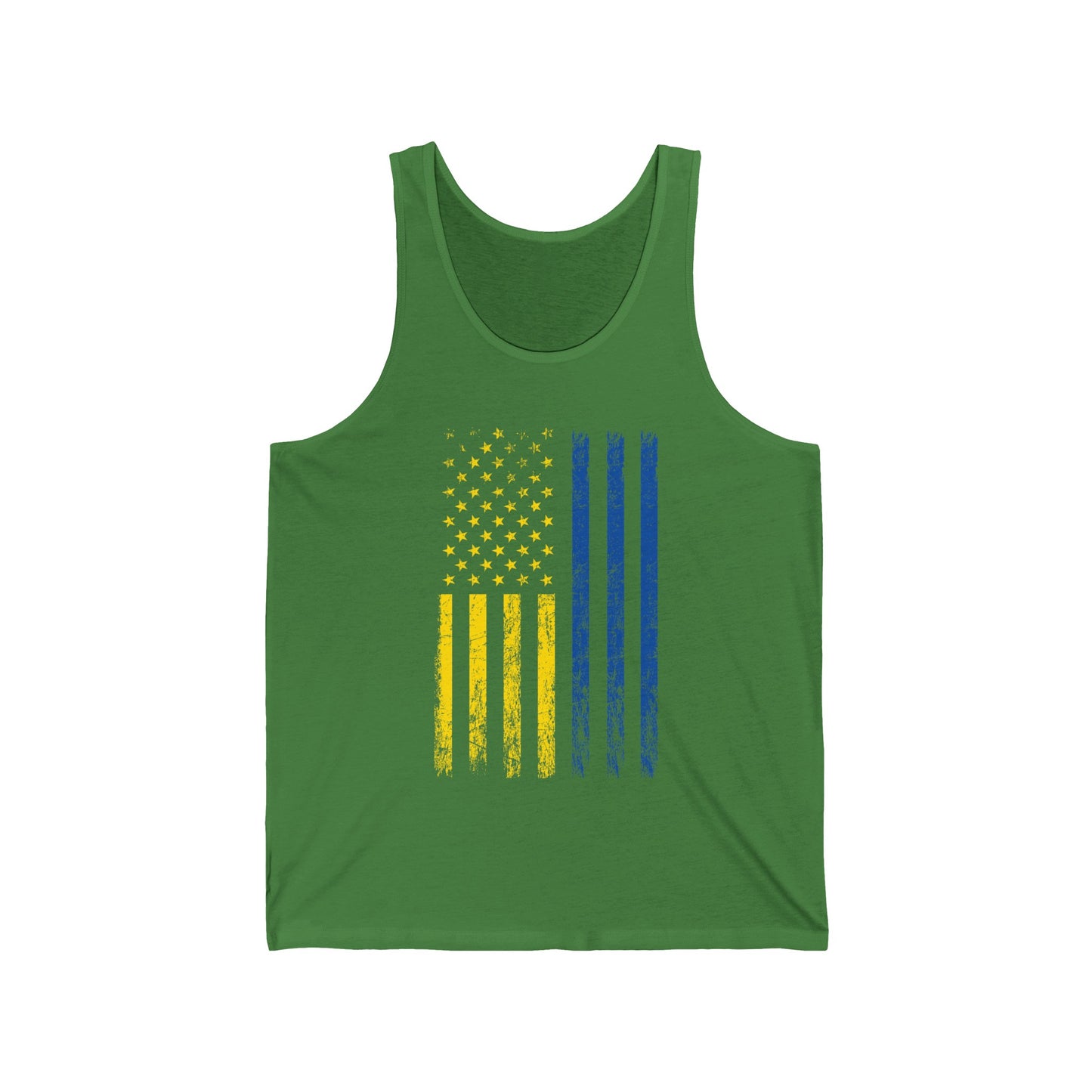 Ukrainian Lover Ukrainian American Flag I Stand With Ukraine Tank Tops