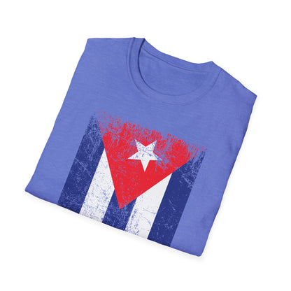 Cuba Distressed Vintage Cuba Flag Cuban T-Shirt For Men Women