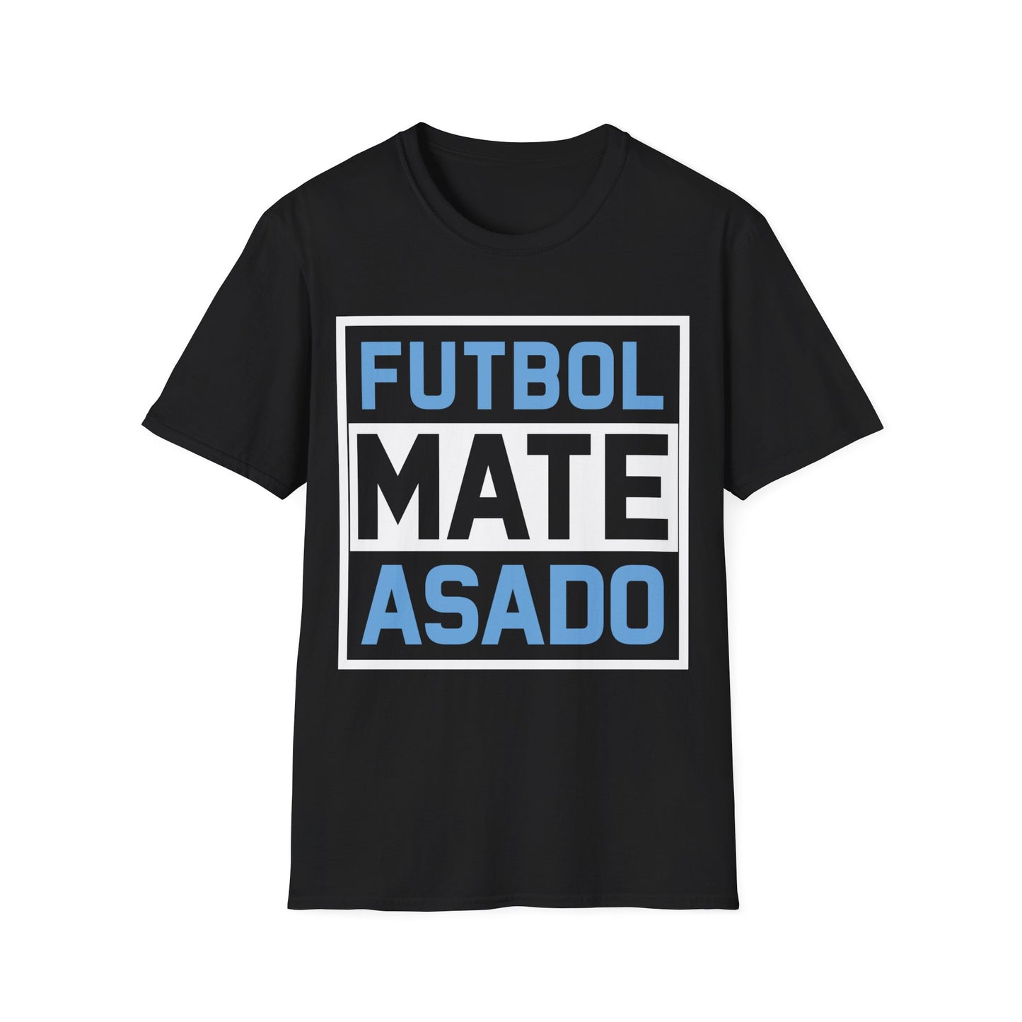 Futbol Mate Asado Argentina Argentinian Flag Pride Vintage T-Shirt For Men Women T-Shirt