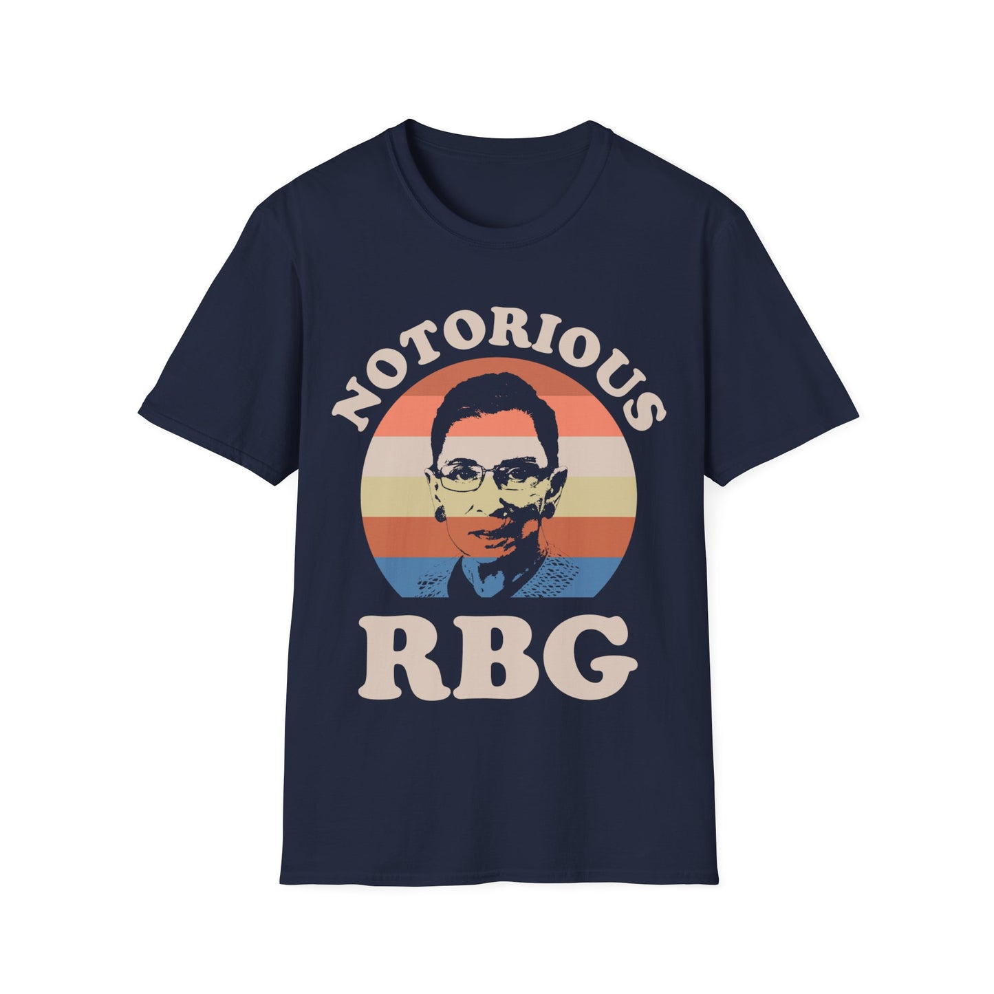 Funny Notorious R.B.G. Vintage Progressive Liberal Ruth Bader Ginsburg Tshirt