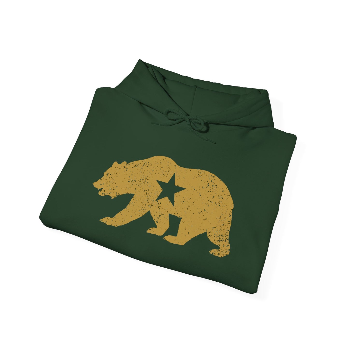 California Golden State Bear Vintage Distressed Graphic Hoodie