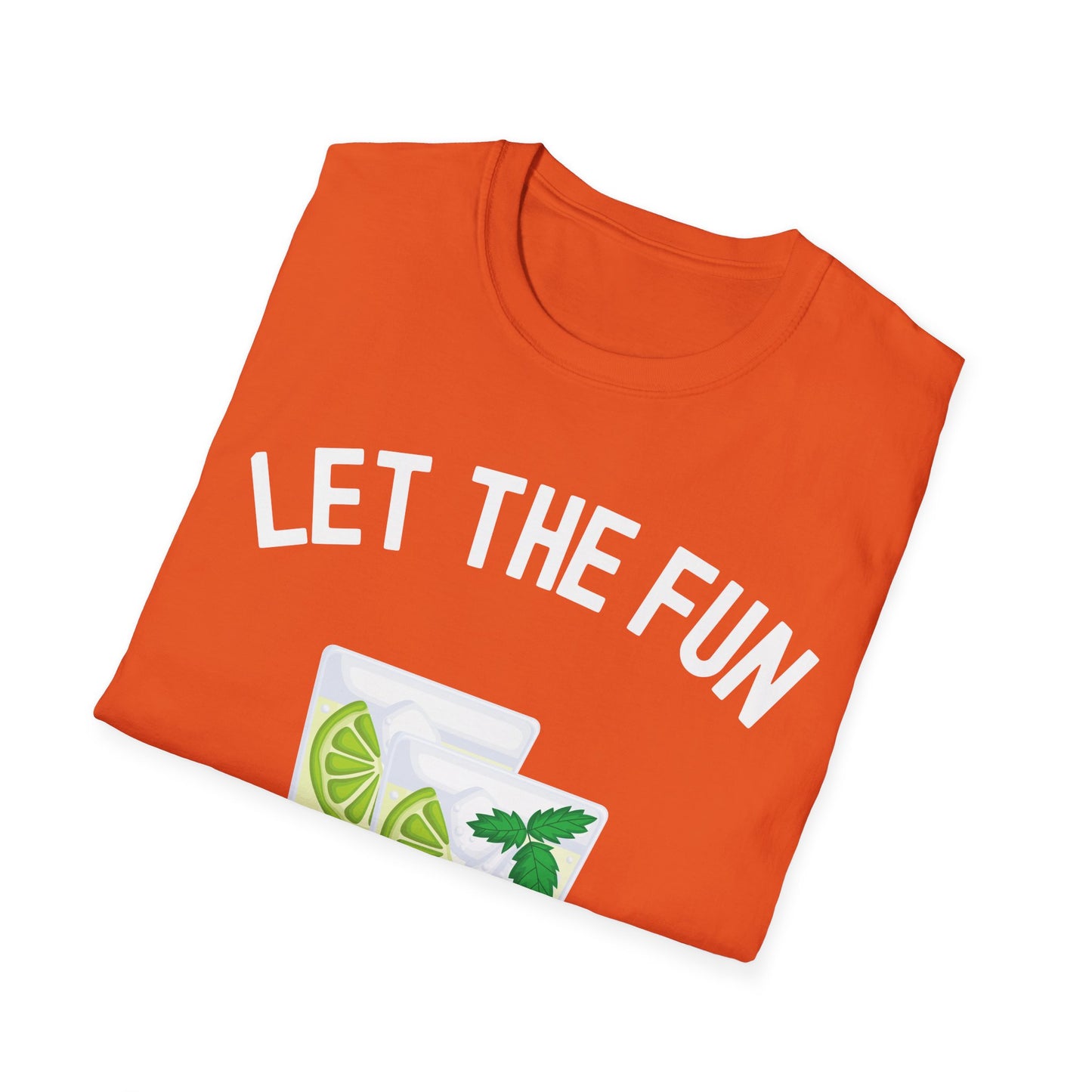 Funny Let The Fun Be Gin Party Alcohol Drinker Liquor Booze T-Shirt