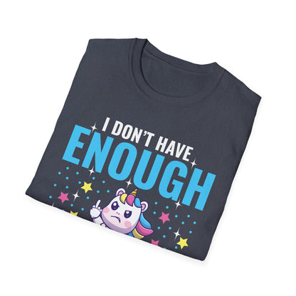 Funny I Don't Have Enough Middle Fingers For Cancer Unicorn T-Shirt For Men Women T-Shirt