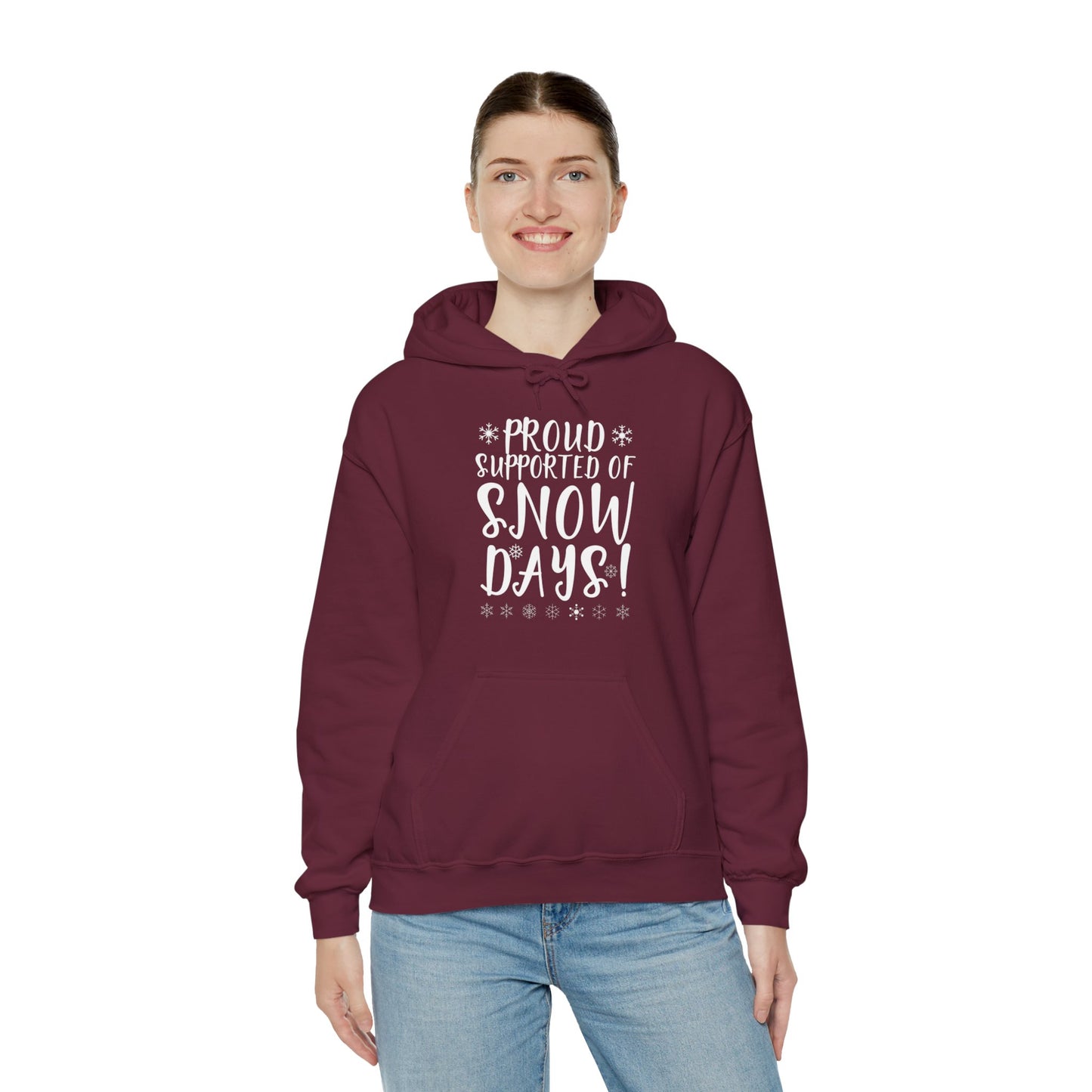 Proud Supporter Of Snow Days Vintage Christmas Holiday Funny Xmas Hoodie For Men Women Hoodie