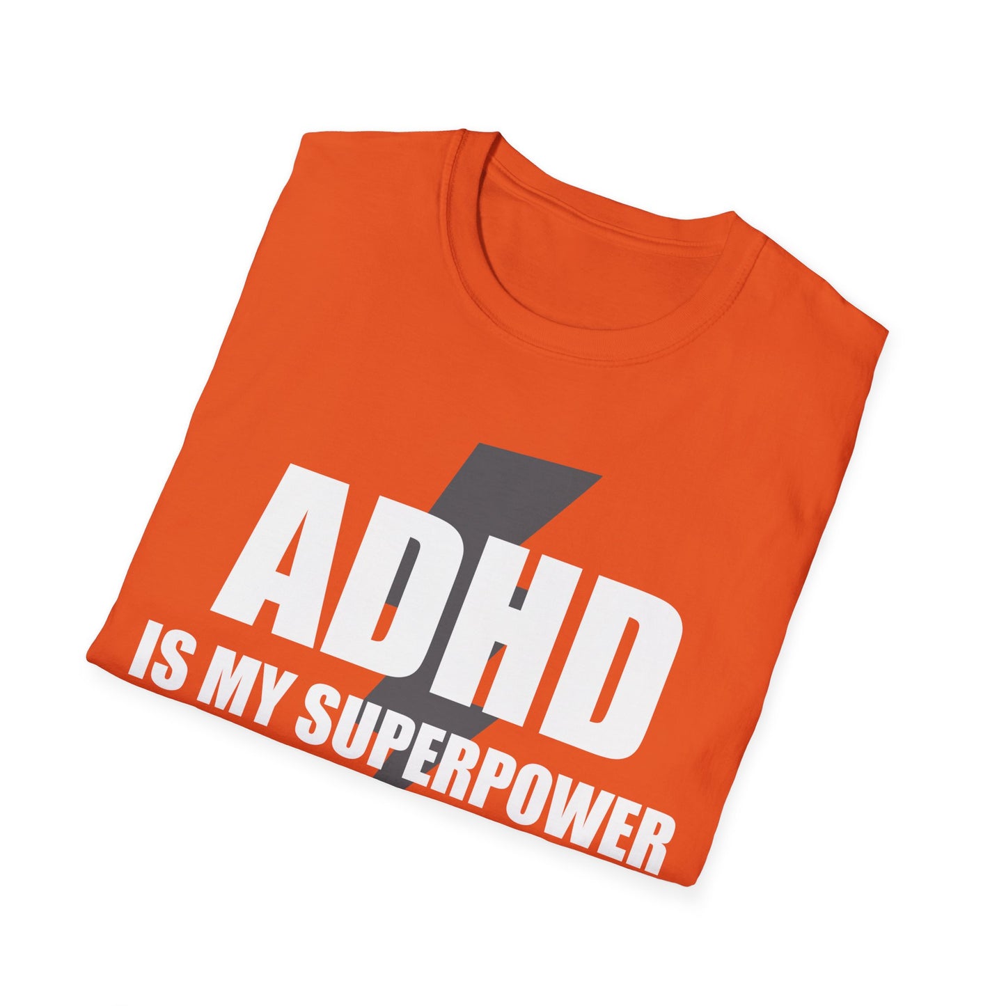 Funny ADHD is My Superpower Support Shirt ADHD Awareness T-Shirt Men Women Kids