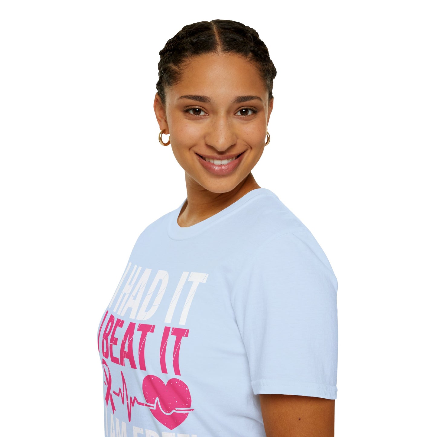 Funny I Had It I Beat It I Am Free Breast Cancer Survivor T-Shirt For Men Women